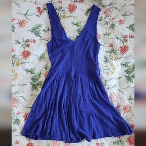 UO Silence & Noise Periwinkle Skater Dress